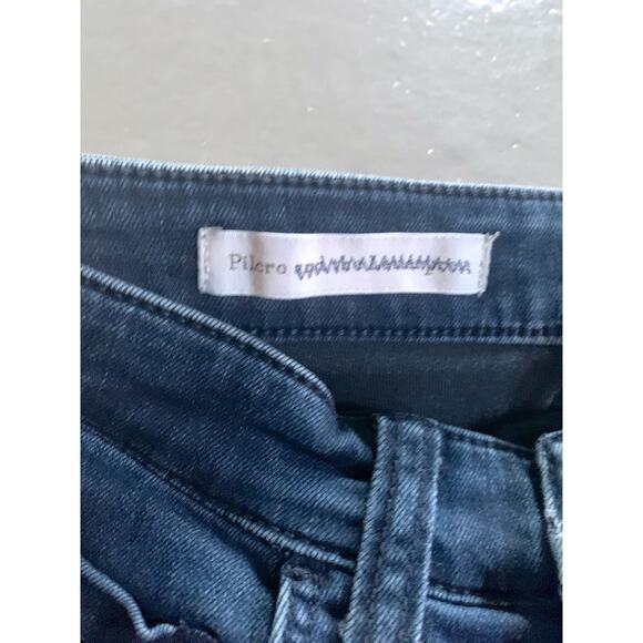 Anthropologie Pilcro Script Dark Wash Skinny Jeans Size 27 - Picture 6 of 9